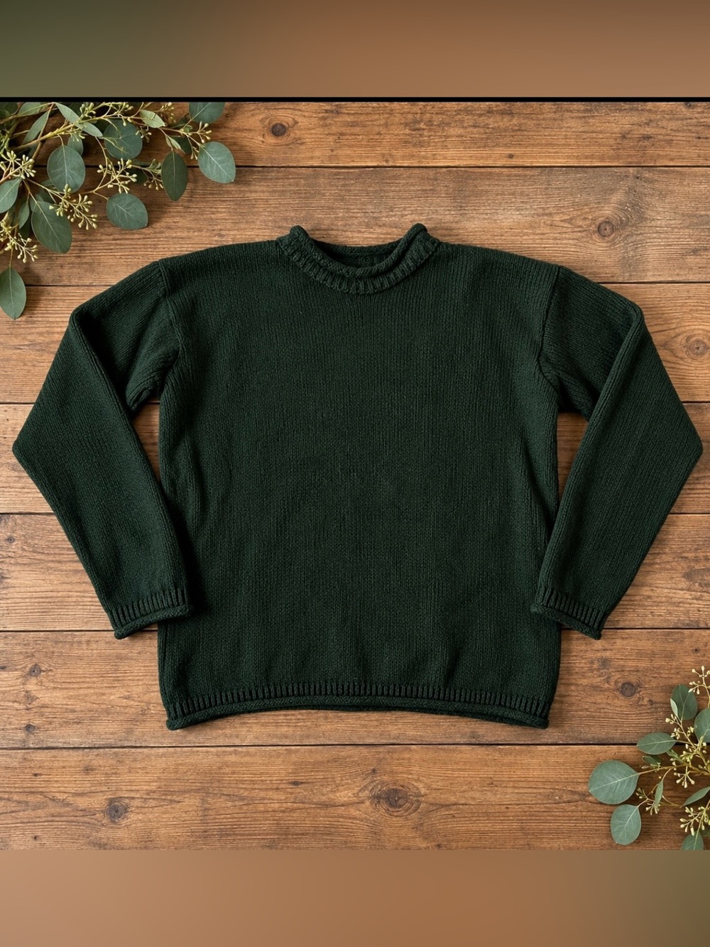 Aran Woolen Mills Roll Neck Sweater sz XXL